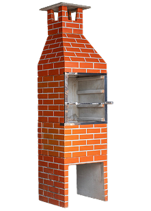 CHURRASQUEIRA TIJOLINHO VERMELHA